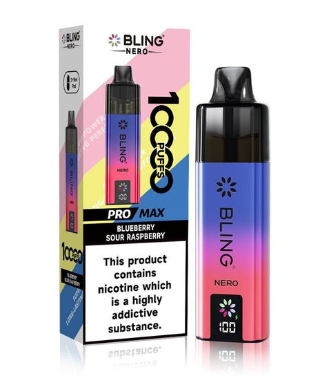 Crystal Bling Nero 10k Vape Kit Box of 5 - Topvapewholesale