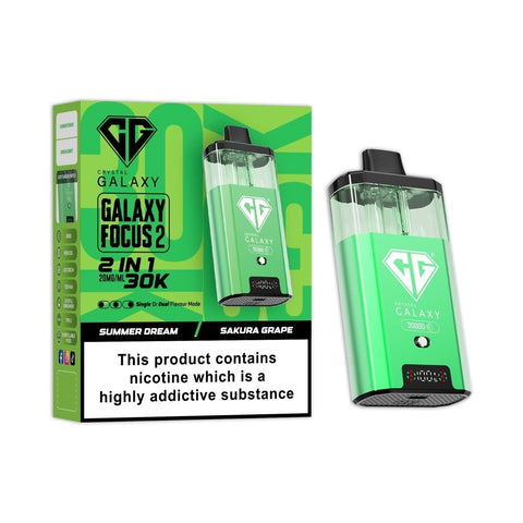 Crystal Galaxy Focus 2 30k Vape Kit Box of 5 - Topvapewholesale