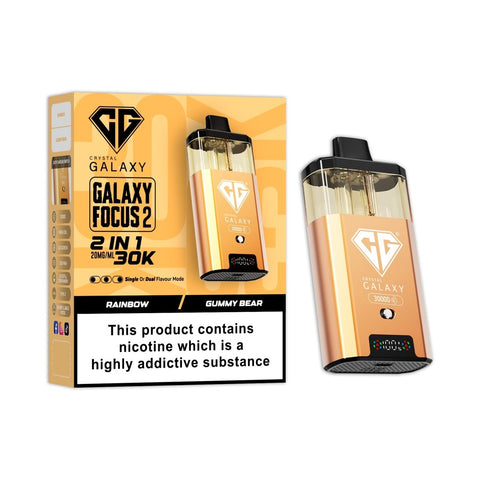 Crystal Galaxy Focus 2 30k Vape Kit Box of 5 - Topvapewholesale
