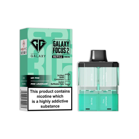 Crystal Galaxy Focus 2 Replacement Pods Pack of 5 - Topvapewholesale