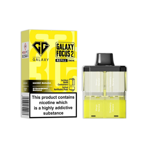Crystal Galaxy Focus 2 Replacement Pods Pack of 5 - Topvapewholesale