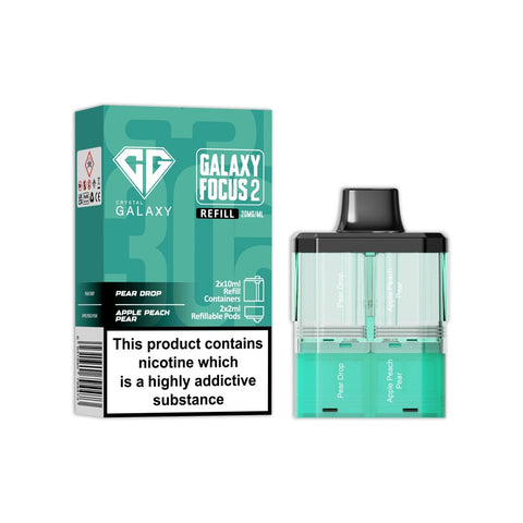 Crystal Galaxy Focus 2 Replacement Pods Pack of 5 - Topvapewholesale