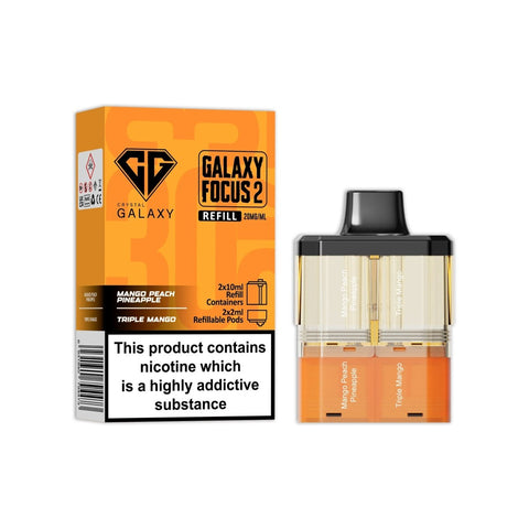 Crystal Galaxy Focus 2 Replacement Pods Pack of 5 - Topvapewholesale