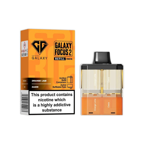 Crystal Galaxy Focus 2 Replacement Pods Pack of 5 - Topvapewholesale