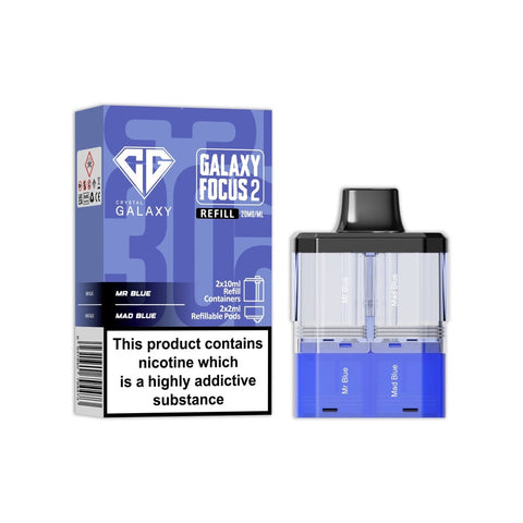 Crystal Galaxy Focus 2 Replacement Pods Pack of 5 - Topvapewholesale