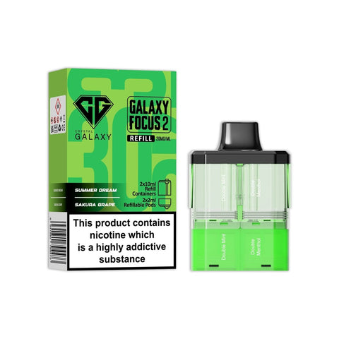 Crystal Galaxy Focus 2 Replacement Pods Pack of 5 - Topvapewholesale