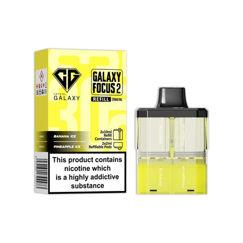 Crystal Galaxy Focus 2 Replacement Pods Pack of 5 - Topvapewholesale
