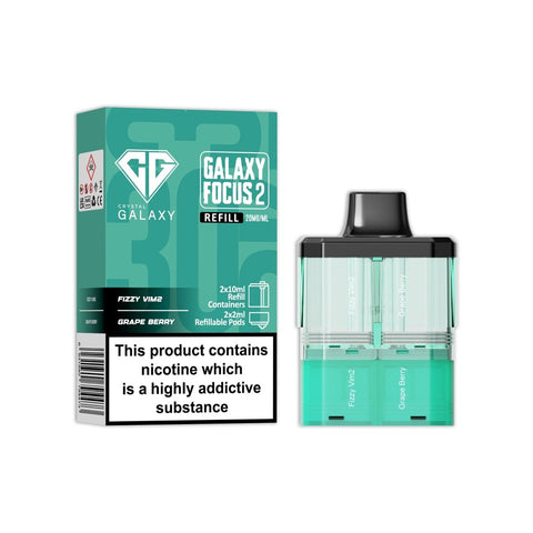 Crystal Galaxy Focus 2 Replacement Pods Pack of 5 - Topvapewholesale