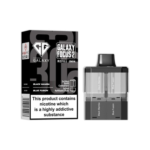 Crystal Galaxy Focus 2 Replacement Pods Pack of 5 - Topvapewholesale