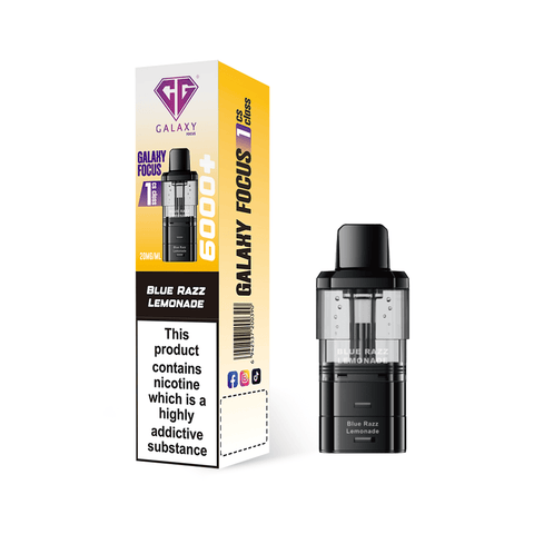 Crystal Galaxy Focus 6000 Refill Pods Pack of 5 - Topvapewholesale