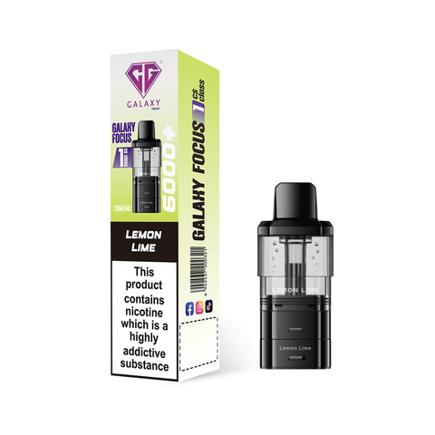 Crystal Galaxy Focus 6000 Refill Pods Pack of 5 - Topvapewholesale
