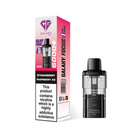 Crystal Galaxy Focus 6000 Refill Pods Pack of 5 - Topvapewholesale