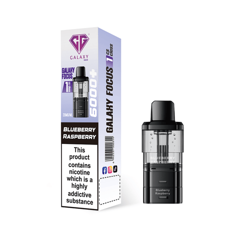 Crystal Galaxy Focus 6000 Refill Pods Pack of 5 - Topvapewholesale