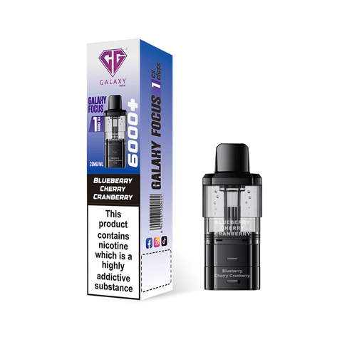 Crystal Galaxy Focus 6000 Refill Pods Pack of 5 - Topvapewholesale