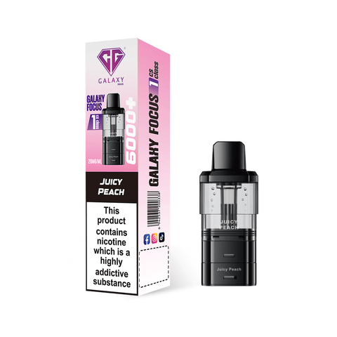 Crystal Galaxy Focus 6000 Refill Pods Pack of 5 - Topvapewholesale
