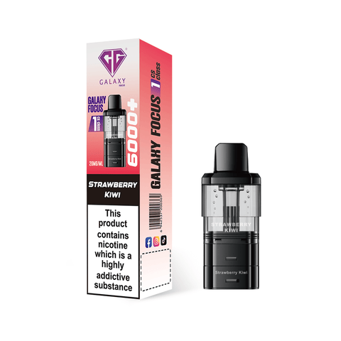 Crystal Galaxy Focus 6000 Refill Pods Pack of 5 - Topvapewholesale