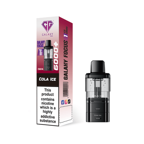 Crystal Galaxy Focus 6000 Refill Pods Pack of 5 - Topvapewholesale