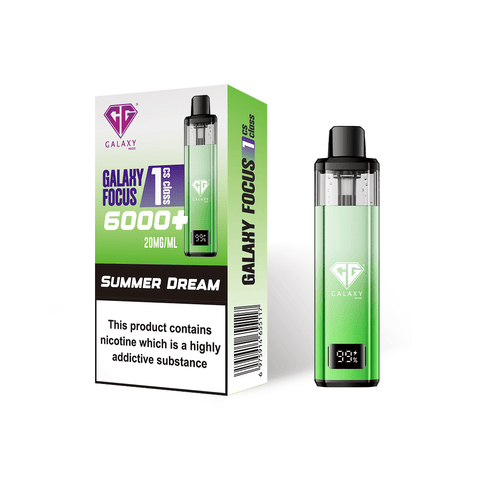 Crystal Galaxy Focus 6000 Vape Kit Box of 5 - Topvapewholesale