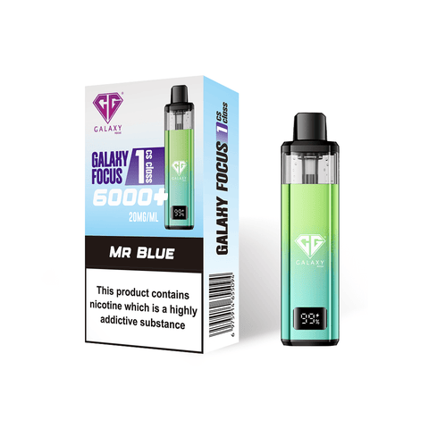 Crystal Galaxy Focus 6000 Vape Kit Box of 5 - Topvapewholesale