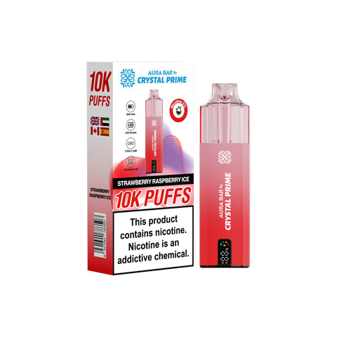 Crystal Prime 10000 Disposable Vape Box of 5 - Topvapewholesale