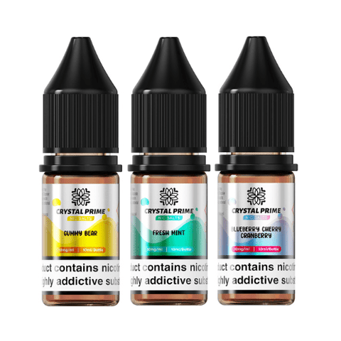 Crystal Prime 7000 Nic Salts 10ml E - liquids (BOX OF 10) - Topvapewholesale