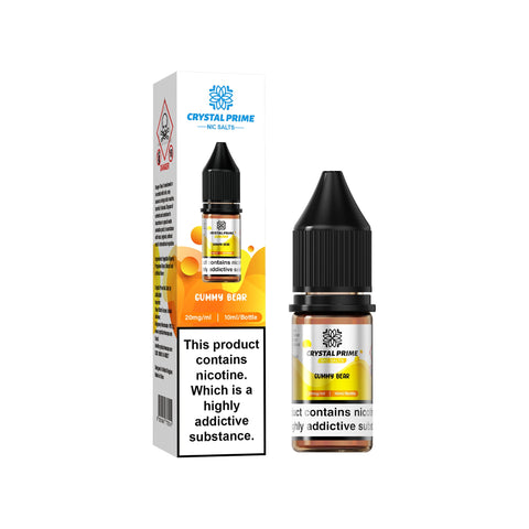 Crystal Prime 7000 Nic Salts 10ml E - liquids (BOX OF 10) - Topvapewholesale