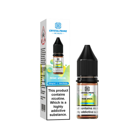 Crystal Prime 7000 Nic Salts 10ml E - liquids (BOX OF 10) - Topvapewholesale