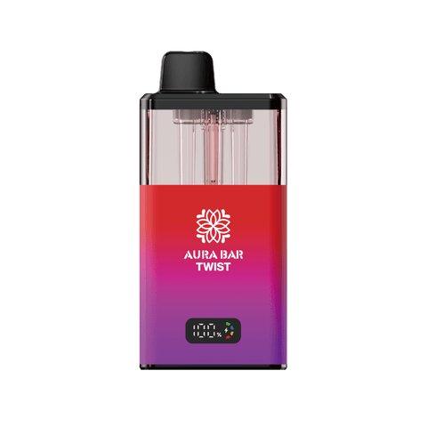 Crystal Prime Twist 40k Rechargeable Vape Kit Box of 5 By Aura Bar - Topvapewholesale