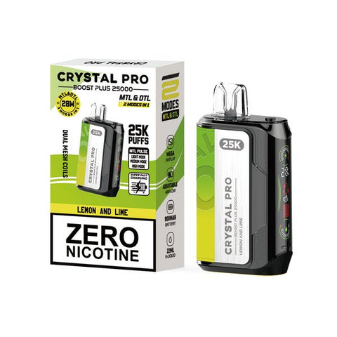 Crystal Pro Boost Plus 25k Disposable Vape Box of 5 - Topvapewholesale