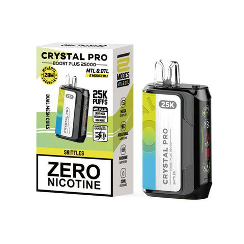 Crystal Pro Boost Plus 25k Disposable Vape Box of 5 - Topvapewholesale