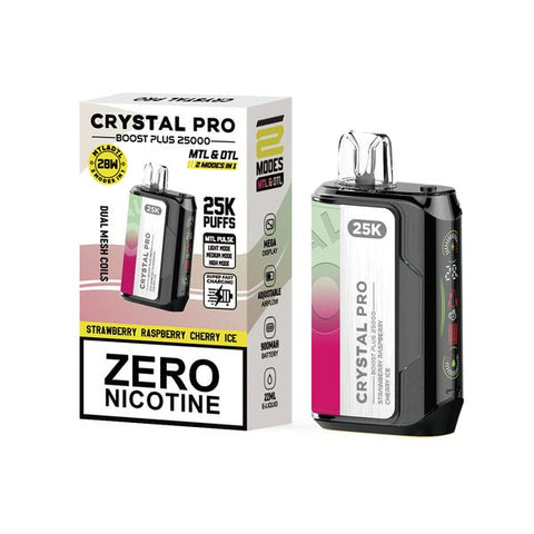 Crystal Pro Boost Plus 25k Disposable Vape Box of 5 - Topvapewholesale