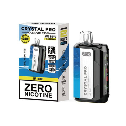 Crystal Pro Boost Plus 25k Disposable Vape Box of 5 - Topvapewholesale