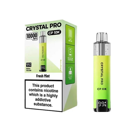 Crystal Pro CP10000 Prefilled Pod Kit Box of 5 - Topvapewholesale