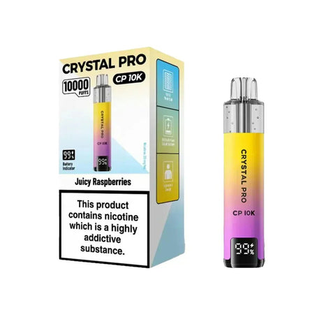 Crystal Pro CP10000 Prefilled Pod Kit Box of 5 - Topvapewholesale