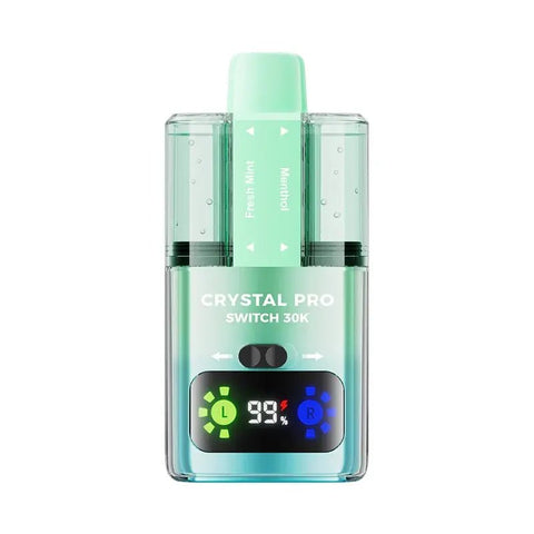 Crystal Pro Switch 30k Prefilled Pod Vape Kit Pack of 5 - Topvapewholesale