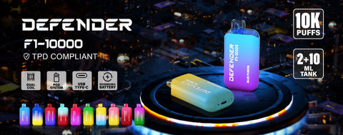 Defender F1 - 10000 Prefilled Pod Vape Kit ( Box of 5 ) - Topvapewholesale