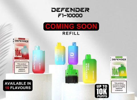 Defender F1 - 10000 Prefilled Pod Vape Kit ( Box of 5 ) - Topvapewholesale