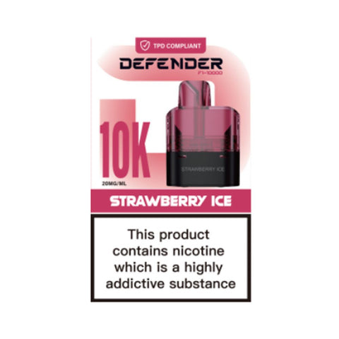 Defender F1 - 10000 Replacement Refill Pods ( Box of 10 ) - Topvapewholesale