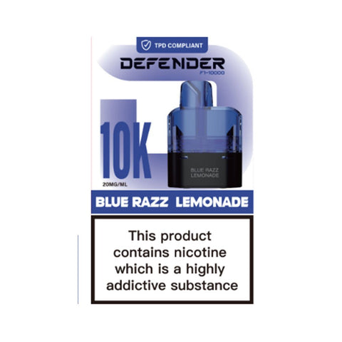 Defender F1 - 10000 Replacement Refill Pods ( Box of 10 ) - Topvapewholesale