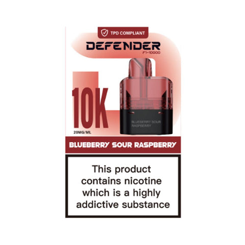 Defender F1 - 10000 Replacement Refill Pods ( Box of 10 ) - Topvapewholesale