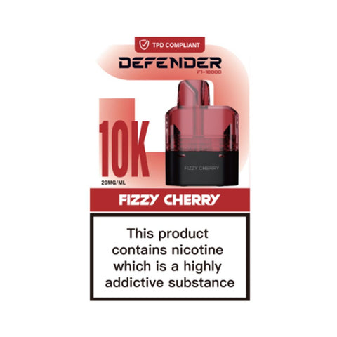 Defender F1 - 10000 Replacement Refill Pods ( Box of 10 ) - Topvapewholesale