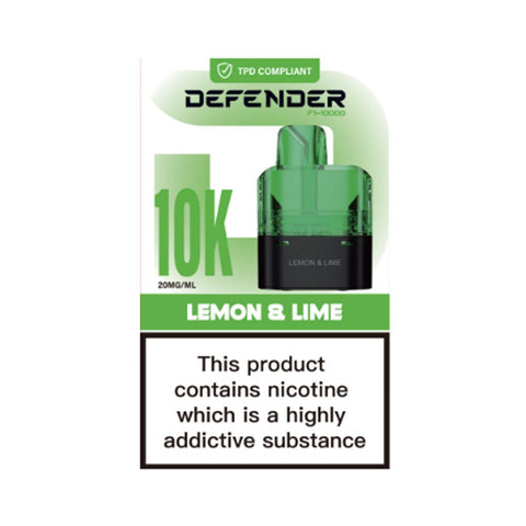 Defender F1 - 10000 Replacement Refill Pods ( Box of 10 ) - Topvapewholesale