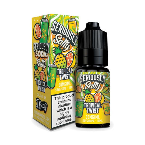 Doozy Vape Seriously Soda Nic Salt 10ml E - Liquid Box of 10 - Topvapewholesale