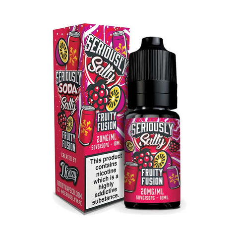 Doozy Vape Seriously Soda Nic Salt 10ml E - Liquid Box of 10 - Topvapewholesale