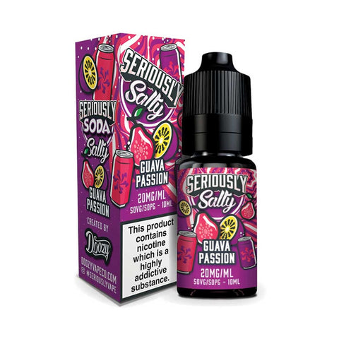 Doozy Vape Seriously Soda Nic Salt 10ml E - Liquid Box of 10 - Topvapewholesale