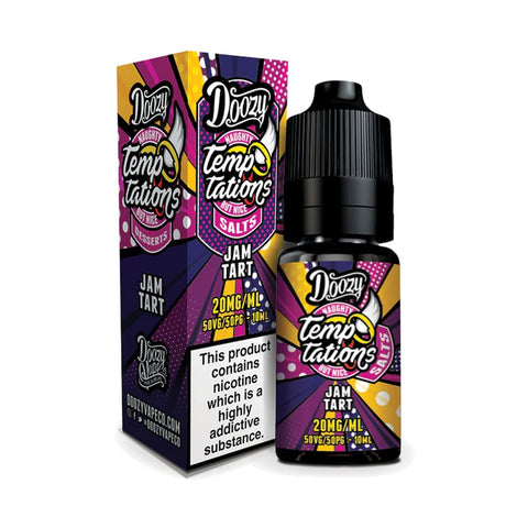 Doozy Vape Temptations Nic Salt 10ml E - Liquid Box of 10 - Topvapewholesale