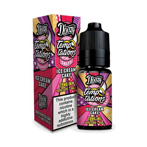 Doozy Vape Temptations Nic Salt 10ml E - Liquid Box of 10 - Topvapewholesale