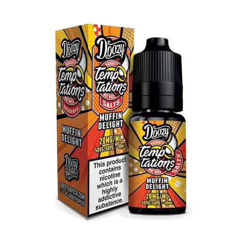 Doozy Vape Temptations Nic Salt 10ml E - Liquid Box of 10 - Topvapewholesale