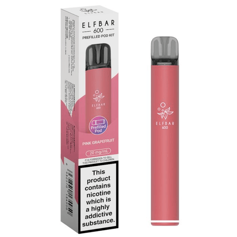 Elf Bar 600 Prefilled Pod Kit - Box of 10 - Topvapewholesale