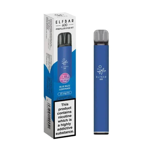 Elf Bar 600 Prefilled Pod Kit - Box of 10 - Topvapewholesale